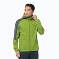 Jack Wolfskin Go Hike vyriška softshell striukė žalia 1306921_4073