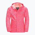 Jack Wolfskin vaikiška striukė nuo lietaus Tucan Dotted pink 1608891_7669 5