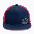 Jack Wolfskin Rib Paw vaikiška beisbolo kepuraitė tamsiai mėlyna ir rožinė 1907641_1225 4
