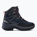 Jack Wolfskin moteriški trekingo batai Rebellion Guide Texapore Mid black-blue 4053801 2