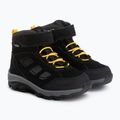 Jack Wolfskin Vojo Lt Texapore Mid vaikiški trekingo batai juodi 4054021 4