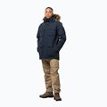 Jack Wolfskin vyriška žieminė striukė Glacier Canyon Parka navy blue 1107674_1010