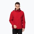 Jack Wolfskin vyriška striukė nuo lietaus Stormy Point 2L raudona 1111142_2206