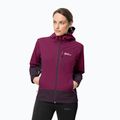 Jack Wolfskin Eagle Peak moteriška striukė nuo lietaus violetinė 1113004_1014