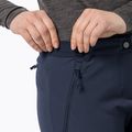 Moteriškos softshell kelnės Jack Wolfskin Geigelstein Slim night blue 5
