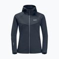 Moteriški vilnoniai marškiniai Jack Wolfskin Hydro Grid Fleece pilka 1709911 9