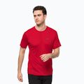Jack Wolfskin vyriški trekingo marškinėliai Tech red 1807071_2206
