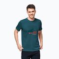Vyriški marškinėliai Jack Wolfskin Hiking Graphic mėlyni 1808761_4133