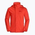 Jack Wolfskin vyriška striukė nuo lietaus Stormy Point 2L raudona 1111142 5