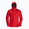 Jack Wolfskin vyriška striukė nuo lietaus Stormy Point 2L raudona 1111142 6