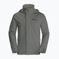 Jack Wolfskin vyriška striukė nuo lietaus Stormy Point 2L žalia 1111142 9