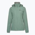 Jack Wolfskin moteriška lietaus striukė Stormy Point 2L žalia 1111202 6