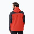 Jack Wolfskin vyriška lietaus striukė Go Hike raudona 1114051 2