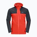 Jack Wolfskin vyriška lietaus striukė Go Hike raudona 1114051 7