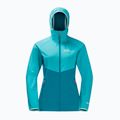 Jack Wolfskin moteriška Go Hike Softshell striukė mėlyna 1306862 5