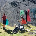 Jack Wolfskin Hilltop Trail moteriški trekingo šortai oranžiniai 1505462 7