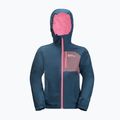 Jack Wolfskin Active Hike vaikiška striukė nuo lietaus tamsiai mėlyna 1609251 6