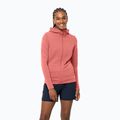 Moteriškos sportinės striukės Jack Wolfskin Modesto Hooded pink 1706254