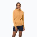 Moteriškos trekkinginės striukės Jack Wolfskin Modesto Hooded yellow 1706254