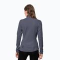 Jack Wolfskin moteriška trekingo striukė Peak Grid Fleece pilka 1710351 2