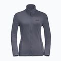 Jack Wolfskin moteriška trekingo striukė Peak Grid Fleece pilka 1710351 4