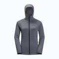 Jack Wolfskin moteriška trekingo striukė Kolbenberg Hooded FZ grey 1711071 6