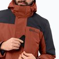 Jack Wolfskin vyriška striukė nuo lietaus Romberg 3in1 carmine 6