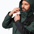 Jack Wolfskin vyriška striukė nuo lietaus Jasper 3in1 black olive 5