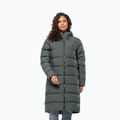 Moteriškas pūstas paltas Jack Wolfskin Frozen Palace slate green