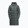 Moteriškas pūstas paltas Jack Wolfskin Frozen Palace slate green 6