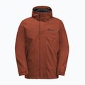 Jack Wolfskin vyriška striukė nuo lietaus Feldberg Luntal 3in1 carmine 9