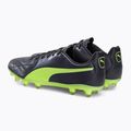 Vyriški futbolo bateliai PUMA King Hero 21 FG juodi ir žali 106554 05 3