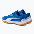 PUMA Solarflash Jr II vaikiški rankinio bateliai mėlyna ir balta 106883 03 3
