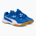 PUMA Solarflash Jr II vaikiški rankinio bateliai mėlyna ir balta 106883 03 4