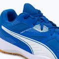 PUMA Solarflash Jr II vaikiški rankinio bateliai mėlyna ir balta 106883 03 9
