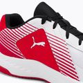 PUMA Varion Jr vaikų tinklinio bateliai baltai raudoni 106585 07 9