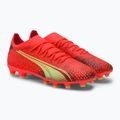 Vyriški futbolo bateliai PUMA Ultra Match FG/AG oranžiniai 106900 03 4