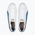 Vyriški futbolo bateliai PUMA King Ultimate MXSG puma white/puma black/blue glimmer/ultra orange 15