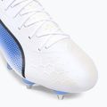 Vyriški futbolo bateliai PUMA King Ultimate MXSG puma white/puma black/blue glimmer/ultra orange 7