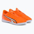 Vaikiški futbolo bateliai PUMA Ultra Play IT oranžiniai 107237 01 4