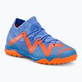 Vaikiški futbolo bateliai PUMA Future Match TT+Mid JR mėlyni ir oranžiniai 107197 01