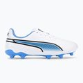 Vaikiški futbolo bateliai PUMA King Match FG/AG balti 107266 01 2