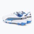 Vaikiški futbolo bateliai PUMA King Match FG/AG balti 107266 01 3