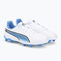 Vaikiški futbolo bateliai PUMA King Match FG/AG balti 107266 01 4