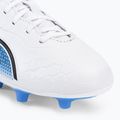 Vaikiški futbolo bateliai PUMA King Match FG/AG balti 107266 01 7