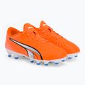 Vaikiški futbolo bateliai PUMA Ultra Play FG/AG oranžiniai 107233 01 4