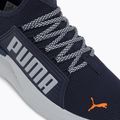 Vyriški bėgimo batai PUMA Softride Premier Slip-On navy/platinum gray/ultra orange 7