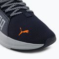 Vyriški bėgimo batai PUMA Softride Premier Slip-On navy/platinum gray/ultra orange 8