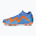 Vaikiški futbolo bateliai PUMA Future Match FG/AG JR mėlyni ir oranžiniai 107195 01 10