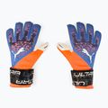 PUMA Ultra Grip 3 Rc oranžinės ir mėlynos vartininko pirštinės 41816 05